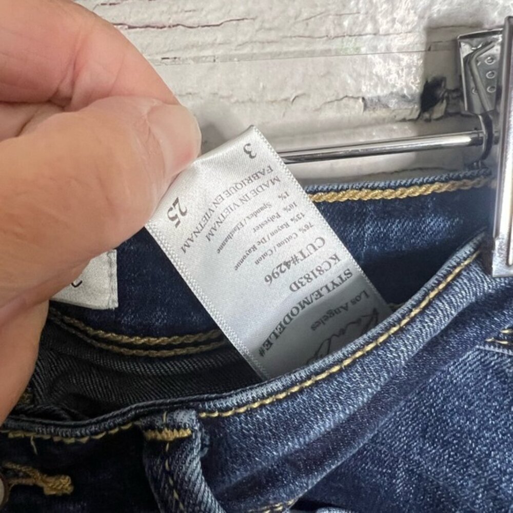 Kancan size 25 skinny distressed jeans - Picture 5 of 8